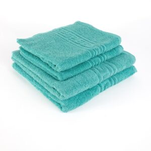 Set 4 prosoape colorate | Greek Border (verde)