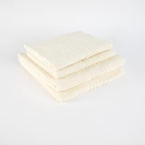Set 4 prosoape colorate | Greek Border (crem)